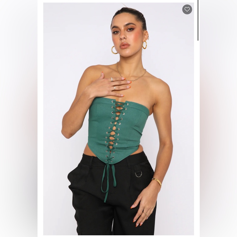 White Fox First Take Strapless Corset